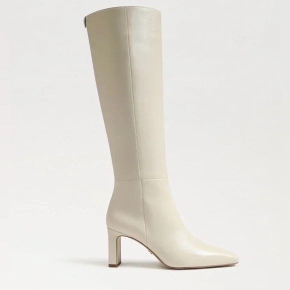 Sam Edelman SYLVIA Knee High Boot in cream Size 6.5 New with Tag - Picture 2 of 11